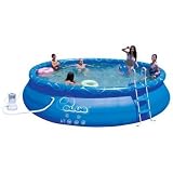 15ft Easy Up Swimming Pool Pump Filter Ladder Cover