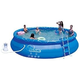 15FT EASY UP SWIMMING POOL PUMP FILTER LADDER COVER
