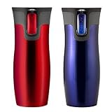 Red & Blue Contigo AUTOSEAL® Stainless Steel Mugs Combo