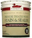DUCKBACK DB-2007-5 CANYON BROWN PRESSURE TREATED TRANSPARENT STAIN SIZE:5 GALLONS.