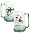 Miami Dolphins Crystal Freezer Mug - Football Sports Merchandise