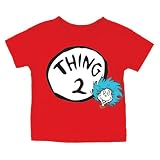 Dr. Seuss Thing 2 Red Juvenile T-Shirt, 12 Months