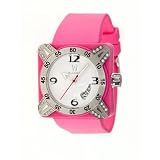 Deepest Lady Ladies Watch in Hot Pink with Silver Bezel