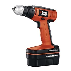 Black and Decker CDC180AK 18-Volt Cordless Drill Kit, Charger and Battery, Includes 30... by Black & Decker