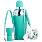 New 5pc Stainless Steel Cocktail Shaker Maker