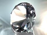 60mm Clear Crystal Heart Diamond Jewel Paperweight