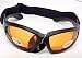 Bobster GXR Convertible Motorcycle Glasses - Amber Lens