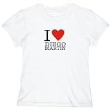 T-Shirt Woman White  Love Classic Diego Martin  Trinidad And Tobago City