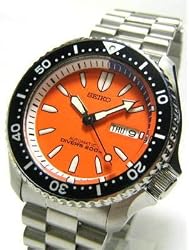 SKXA55 Seiko Orange Diver Criteria Professional Automatic 7S26 200m Stainless Steel SKXA55K1 Watch