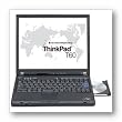 Lenovo ThinkPad T60 2623 - Core Duo T2500 / 2 GHz - Centrino Duo - RAM 512 MB - HDD 100 GB - DVD?RW (?R DL) / DVD-RAM - Mobility Radeon X1400 - cellular modem ( EV-DO Rev.0 ) - Gigabit Ethernet - WLAN : Bluetooth, 802.11a/b/g - TPM - fingerprint reader - Win XP Pro - 15" TFT 1400 x 1050 ( SXGA+ ) - TopSeller