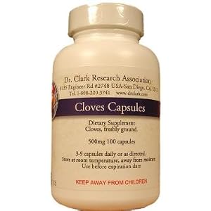 Cloves 500mg, 100 Capsules by 