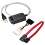 TRIXES Adattatore 2.5 / 3.5 SATA IDE - USB per uni&hellip di Digiflex