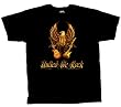 Guitar T-shirt United We Rock Eagle Clutching Guitars