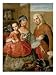 A Spaniard, His Mexican Indian Wife and Child, from a Series on Mixed Race Marriages in Mexico Art Giclee Poster Print by Miguel Cabrera, 18x24