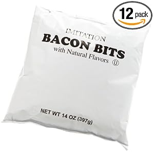 Bacon Bits Imitation Bits, 14-Ounce Packages (Pack of 12) by Bacon Bits
