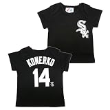 Chicago White Sox Paul Konerko Newborn Team Name and Number T-shirt by Majestic Athletic