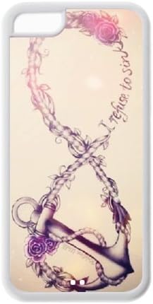 iPhone 5C Case - Infinity Anchor I refuse to sink Apple iPhone 5C (Cheap IPhone5) TPU Designer Hard Case Cover Protector