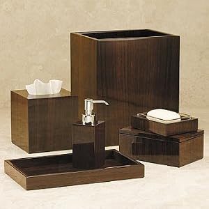 Dante Wastebasket - Wenge - Frontgate