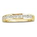 18K Yellow Gold Round Diamond Anniversary Ring (1/4cttw. G/H SI2-SI3)