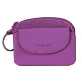 Saddler Genuine Soft Leather Compact Coin / Card Purse With Key Ring - 1131'