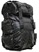 MOTORCYCLE LEATHER SISSY T BAR TRAVEL LUGGAGE BAG Black