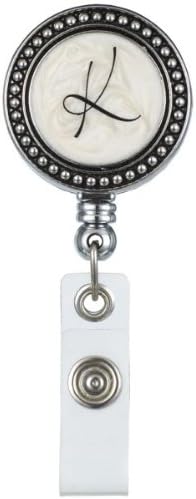 Ganz Initially Yours Retractable ID Badge - K