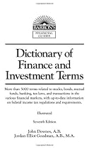 Dictionary of Finance and Investment Terms (Barron's Financial Guides)