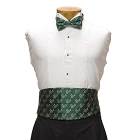 South Florida Bulls - Cummerbund and Bowtie Set - Green