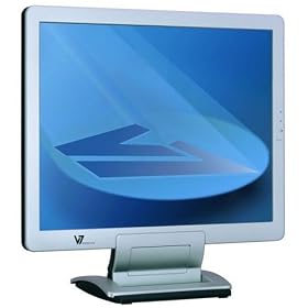 Videoseven L19GM 19" LCD Monitor 8ms With Built In Speakers - Silver & Black