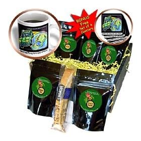 Londons Times Funny Aliens Cartoons - UFOHHHHHHH Flying SUV - Coffee Gift Baskets - Coffee Gift Basket