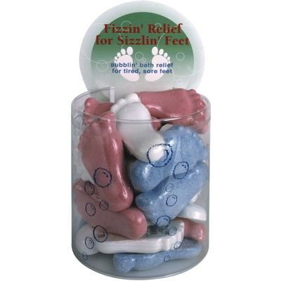 Kingsley Bath Fizzer Tablets-Foot Shape-White (Badekugel) Preisvergleich