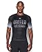 Under Armour Men's UA Freedom HeatGear Armour Compression Shirt Large Black