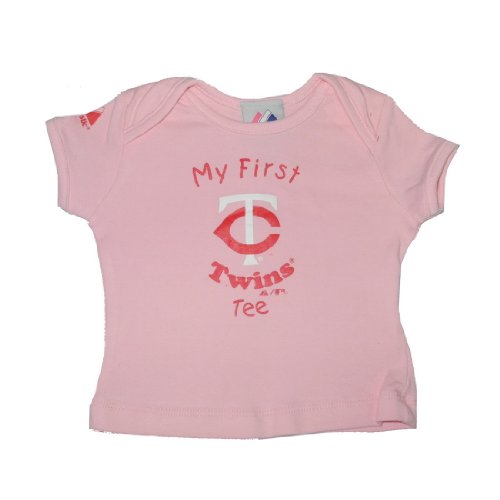 Infant / Baby MLB Minnesota Twins My First Tee T-Shirt - Pink (Size: 3/6)
