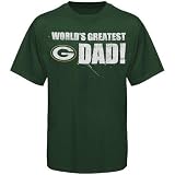 Green Bay Packers Logo World's Greatest Dad Mens T-shirt