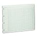 Wilson Jones Green Columnar Ruled Ledger Paper, Double Page Format, 20 Columns and 30 Lines per Page, 9.25 x 11.88 Inches, 100 Sheets per pack (WG10-20A)