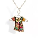 Patchwork Dress Necklace from the Artazia Collection #202 GN ONK