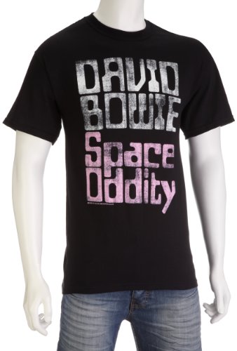 Mens David Bowie – Space Oddity T-Shirt Black 4971TSBPX X-Large