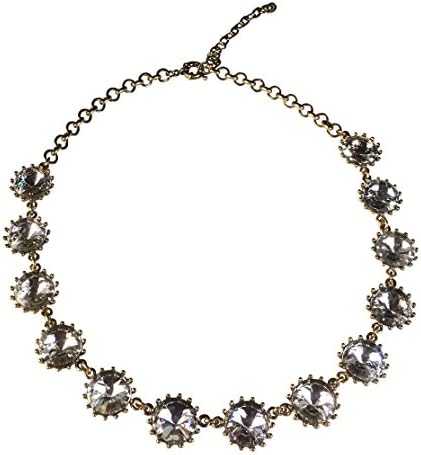 Kali Collection Forever Sparkle Circle Necklace, Crystal Clear