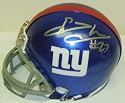 Brandon Jacobs Autographed/Hand Signed New York Giants Mini Helmet