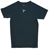 Linebreak Mens Compression Short Sleeve T-shirt Charcoal Xlarge