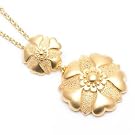 Rosette Stud Necklace