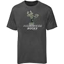 Majestic Milwaukee Bucks Charcoal Big Time Play T-shirt