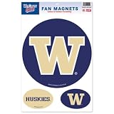 Washington Huskies Official Logo Helmet Car Magnet
