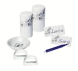 Produkt-Bild: ARTE VIVA 1113156 Dekoset TOSCA,18-teilig, Porzellan, schwarz, Design by Emilio Bilinni