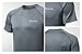 CLSL TM-MTS03-DGR_Large j-ALX Tesla Men's Lightweight HyperDri Cool T Shirt Sports Running Short Sleeve Athletic Top MTS03