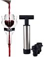VinO2 Wine Aerator with Special Offer Bonus Wine Saver Pump and 3 Stoppers , Limited Time Offer