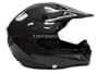 TMS Adult BLACK CARBON FIBER MOTOCROSS HELMET MX DIRT BIKE (Large)