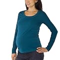 Liz Lange&reg; for Target&reg; Basic Long Sleeve Scoop Neck Tee - Teal