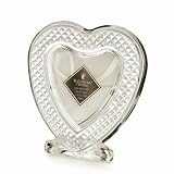Waterford Crystal Wedding Heirloom Picture Frame Heart Shape 2X3