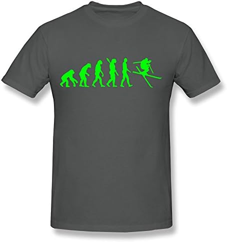 Men's Evolution Ski Tees Tshirts O-NeckSize XXL DeepHeather